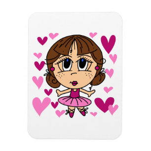 Ballerina Girl Magnet