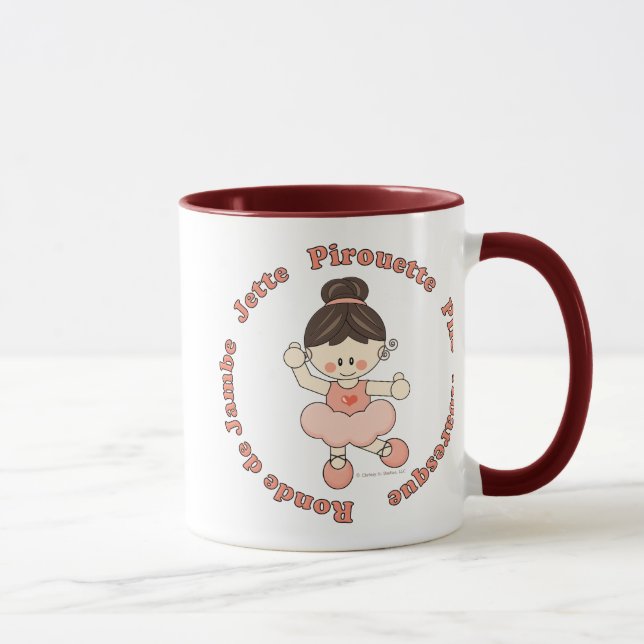 Ballerina Girl Mug (Right)