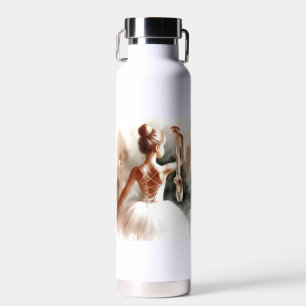 "Ballerina Grace – Dance-Inspired Water Bottle" Water Bottle