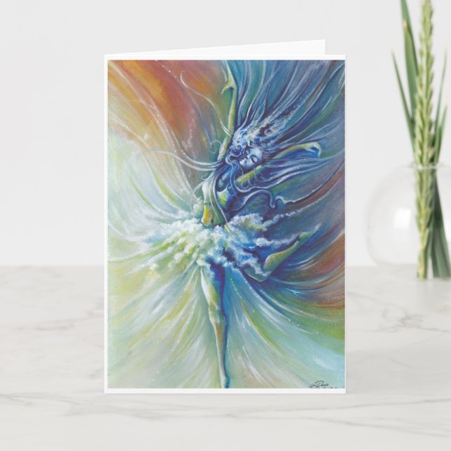 Ballerina greeting card (Front)