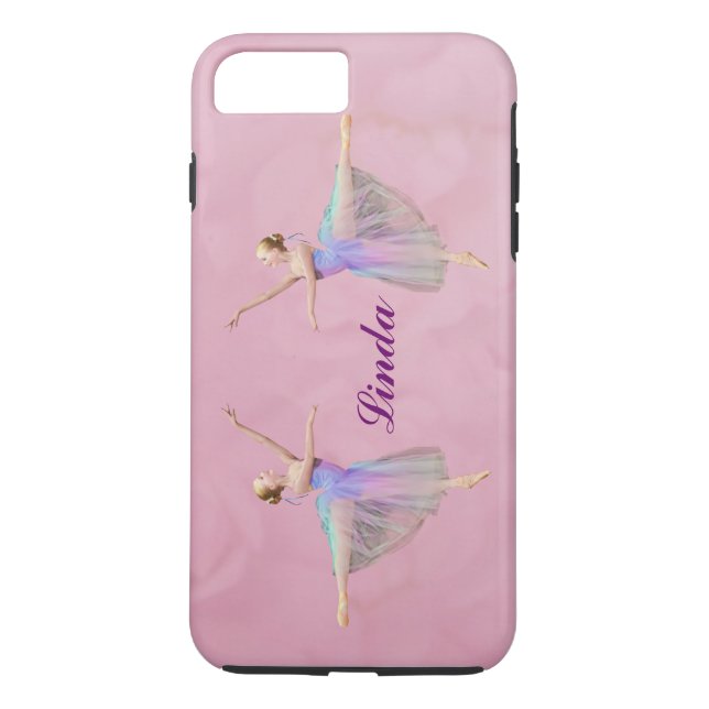 Ballerina in Arabesque,  Customizable Name Case-Mate iPhone Case (Back)