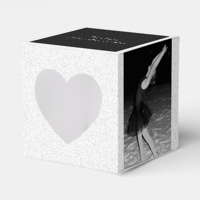 Ballerina in the Snow - Favor Box (Front Side)