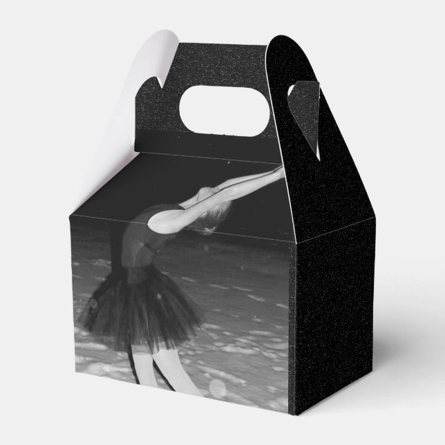 Ballerina in the Snow - Favor Box (Front Side)