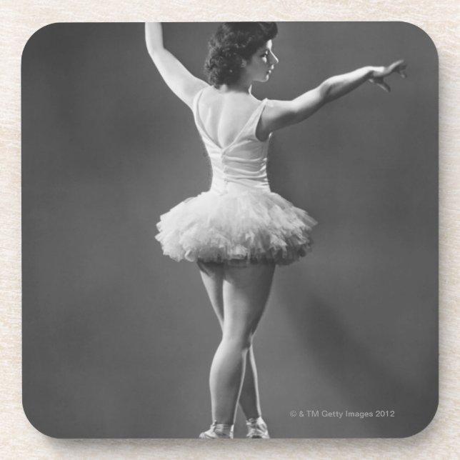 Ballerina in Tutu Coaster (Front)