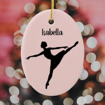 Ballerina in Tutu, en pointe pose, silhouetted