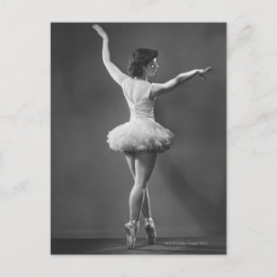Ballerina in Tutu Postcard