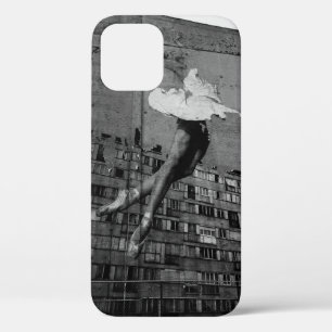 BALLERINA IN WHITE DRESS MURAL iPhone 12 CASE