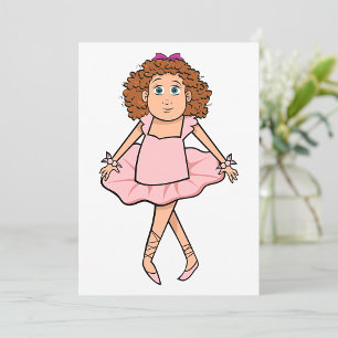 Ballerina Invitation