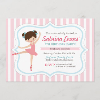 Ballerina Invitation / Ballet Invitation