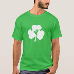 Ballerina Irish Shamrock - Ballet St Patrick's Day T-Shirt