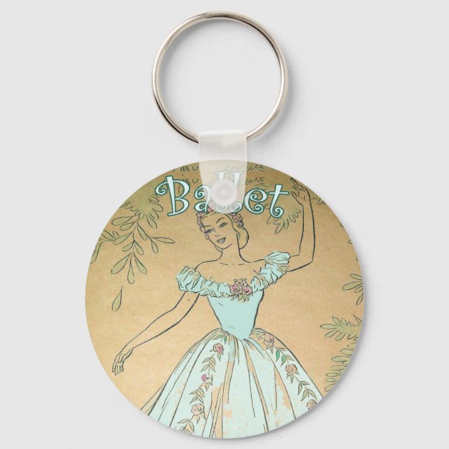 Ballerina Keychain (Front)