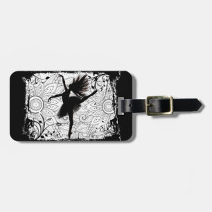 Ballerina luggage tag