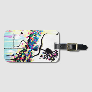 Ballerina Luggage Tag