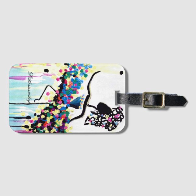 Ballerina Luggage Tag (Front Horizontal)
