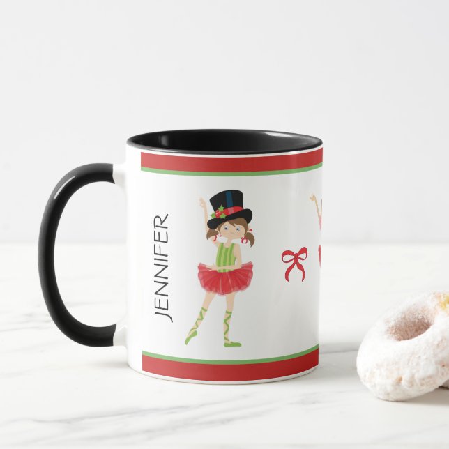 Ballerina Merry Christmas | Ballet Mug (With Donut)