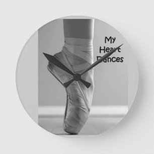 BALLERINA MON COEUR DANSE MUR HORLOGE