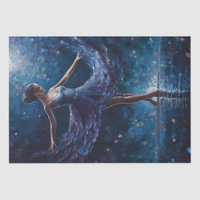 Ballerina Moonlit Tissue Paper (Front)