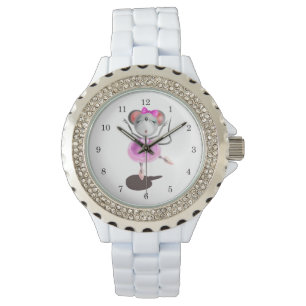 Ballerina Mouse Montre amusant peinture