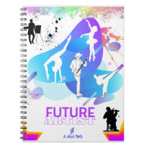 Ballerina Musicien Martial Artiste Spiral Carnet