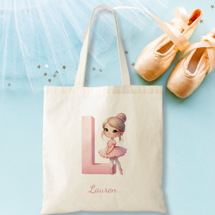 Ballerina Name Tote Bag