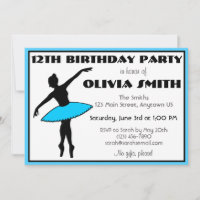 Ballerina Neon Ballet Dancers Dance Birthday Party