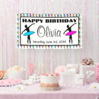 Ballerina Neon Ballet Dancers Dance Happy Birthday