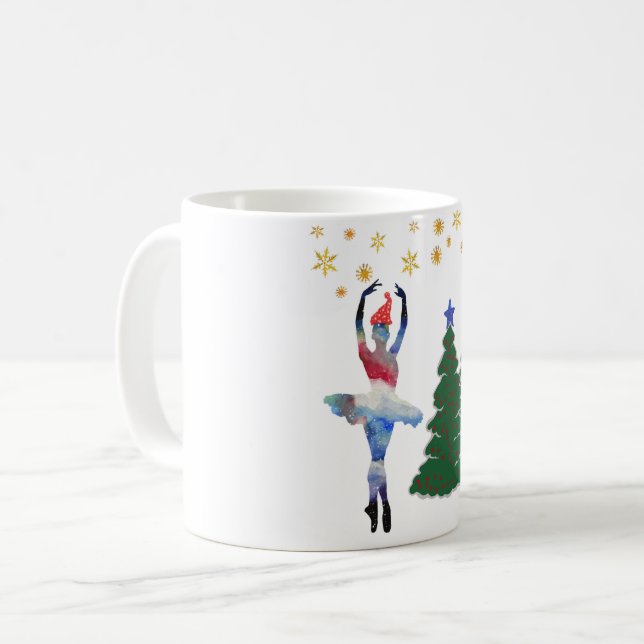 Ballerina New Year White 325 ml  Classic White Mug (Front Left)