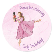 Ballerina Nutcracker Birthday - Custom Name