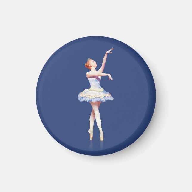 Ballerina On Pointe  Customizable Magnet (Front)