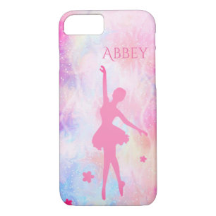 Ballerina Pastel Pink Personalized iPhone Case