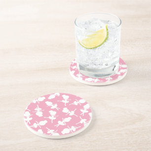 Ballerina Pattern, Ballet Girls, Ballet Dance Coaster