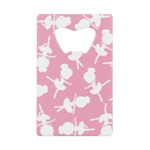 Ballerina Pattern, Ballet Girls, Ballet Dance Credit Card Bottle Opener