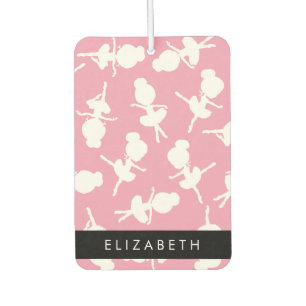 Ballerina Pattern, Ballet Girls, Dance, Your Name Air Freshener
