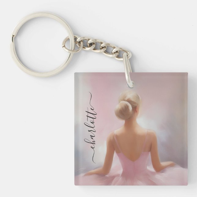 Ballerina peinte en rose (Devant)