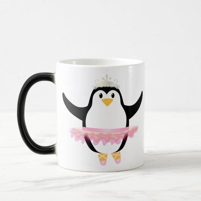 Ballerina Penguin Magic Mug (Left)