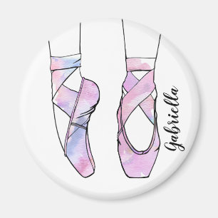 Ballerina Personalized Ballet Magnet
