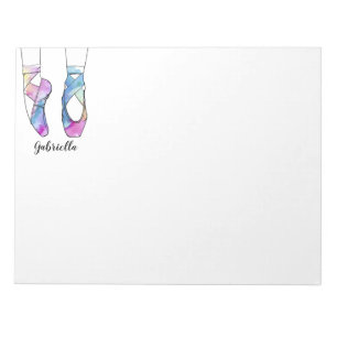 Ballerina Personalized Ballet Notepad