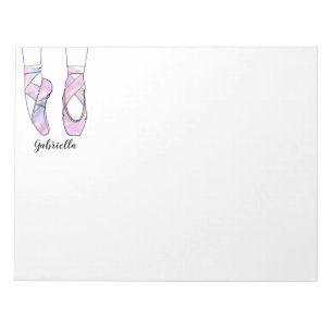 Ballerina Personalized Ballet Notepad