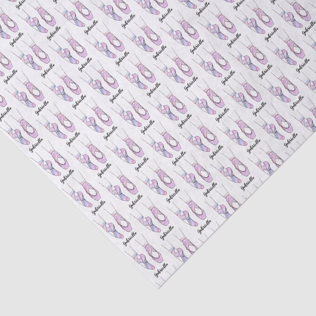 Ballerina Personalized Ballet Tissue Paper (Detail)