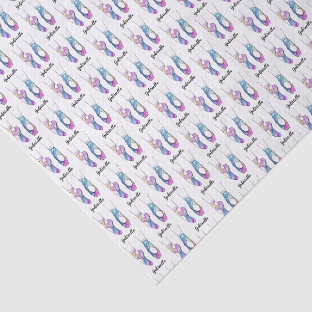 Ballerina Personalized Ballet Tissue Paper (Detail)