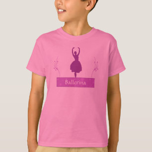 Ballerina Personalized Girls T-Shirt