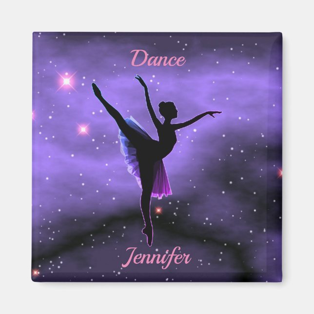 Ballerina Personalized Magnet (Front)