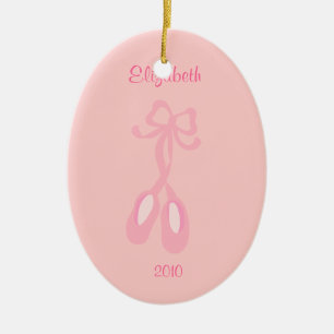 BALLERINA Personalized Name Christmas Ornament