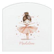 Ballerina Personalized Name Girly