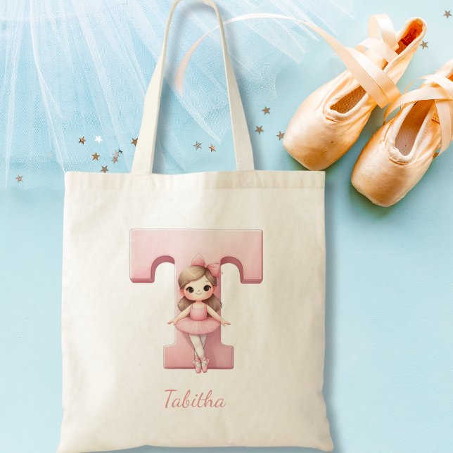 Ballerina Personalized Tote Bag (Creator Uploaded)
