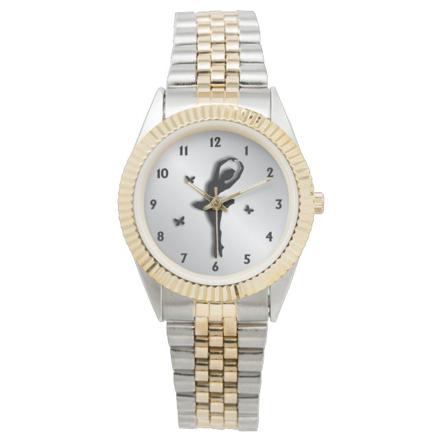 Ballerina Personalized w Numbers Watch (Front)