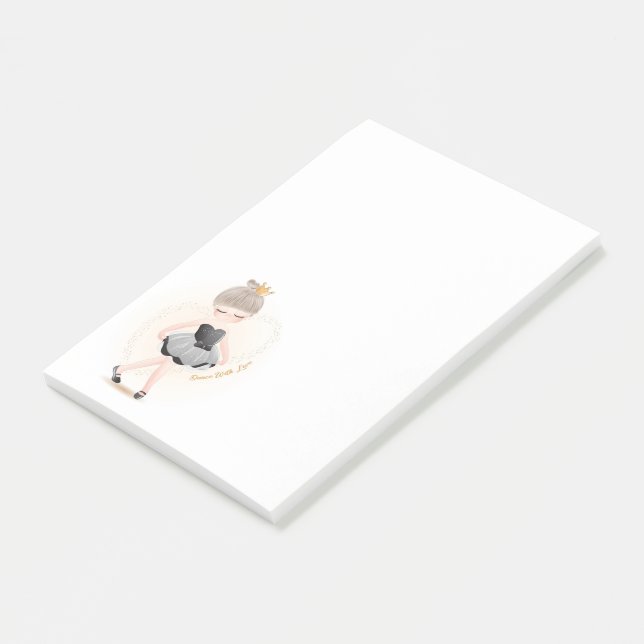 Ballerina Post-it Notes (Angled)