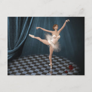 ballerina postcard