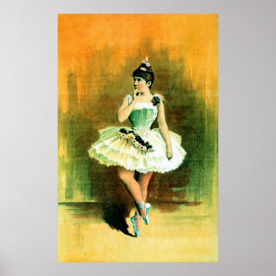 Ballerina ~ Poster Vintage Ballet