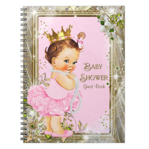 Ballerina Princess Baby shower Livre d'or